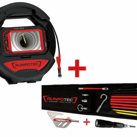 RC3 Cameră de inspecție (digitală) - 15 m + Pachet Comfort RUNPOSTICKS (19 piese)